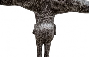 Skulptur aus Aluminiumguss