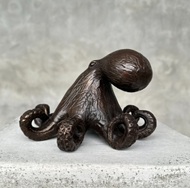 Octopus aus Bronze